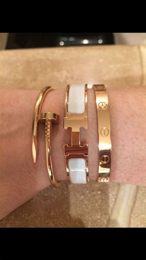 stacking hermes bracelets